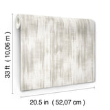 Marvel Grey Ripple Wallpaper with Modern Graphic Fabric Texture - A-Street Prints 4146-27243