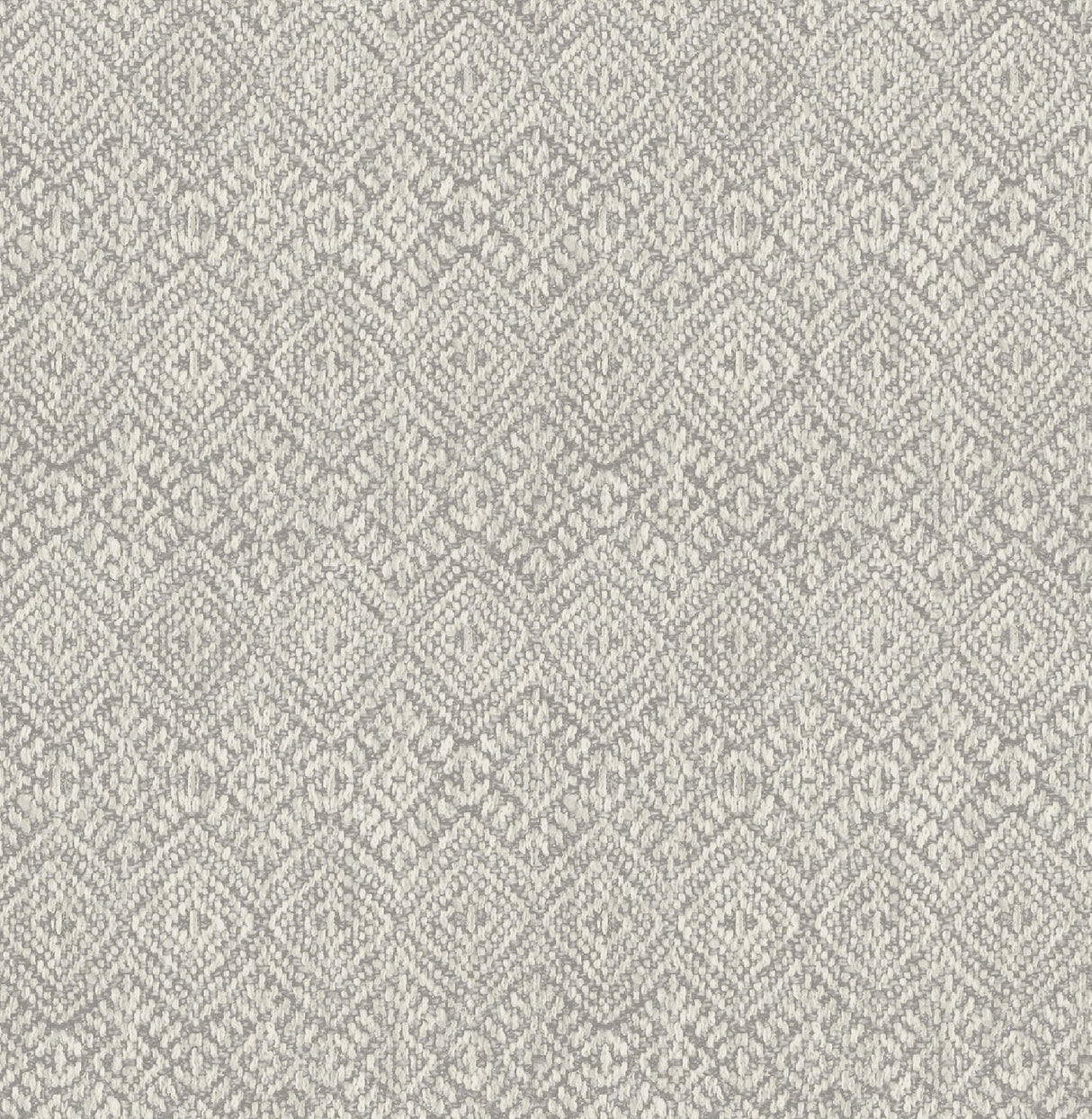Gallivant Grey Woven Geometric Wallpaper with Raised Textured Bohemian Global Pattern - A-Street Prints 4146-27254