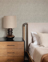 Gallivant Grey Woven Geometric Wallpaper with Raised Textured Bohemian Global Pattern - A-Street Prints 4146-27254