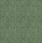 Gallivant Green Woven Geometric Wallpaper with Textured Raised Ink - Brewster 4146-27256