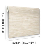 Exhale Dove Woven Faux Grasscloth Wallpaper in Dove with Faux Grasscloth Pattern - A-Street Prints 4146-27258