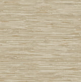 Exhale Light Brown Woven Faux Grasscloth Wallpaper with Traditional Faux Grasscloth Pattern - A-Street Prints 4146-27259