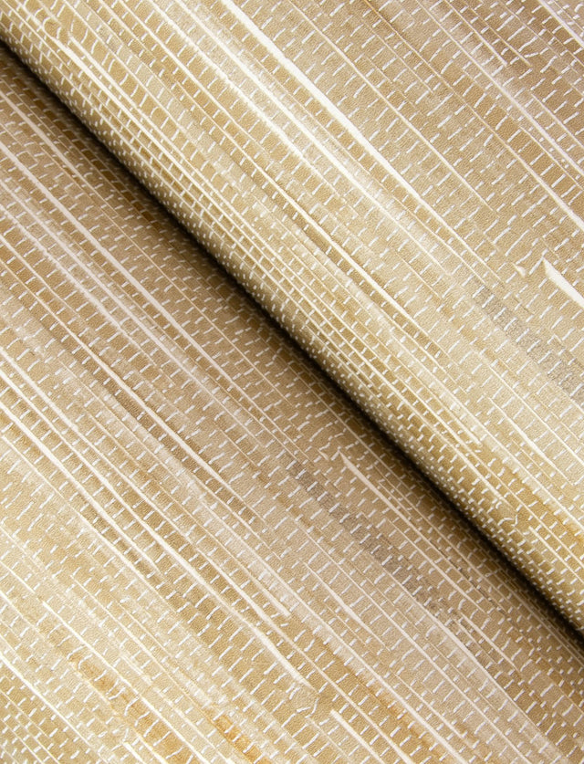 Exhale Light Brown Woven Faux Grasscloth Wallpaper with Traditional Faux Grasscloth Pattern - A-Street Prints 4146-27259