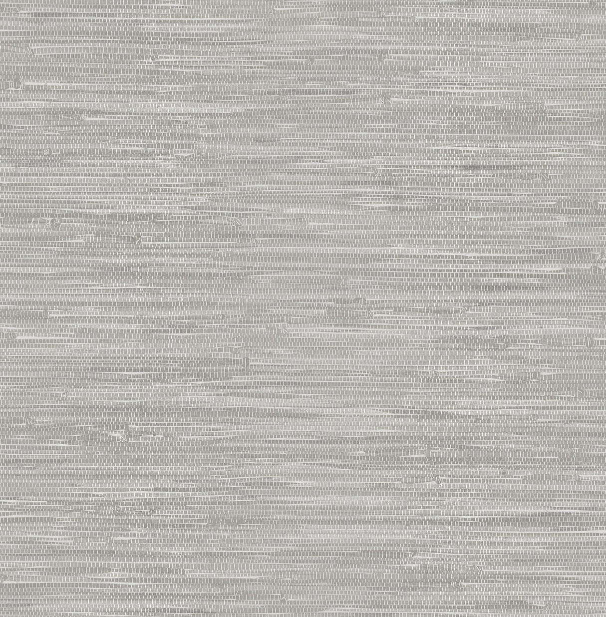 Exhale Light Grey Woven Faux Grasscloth Wallpaper with Raised Ink Texture - Brewster 4146-27263