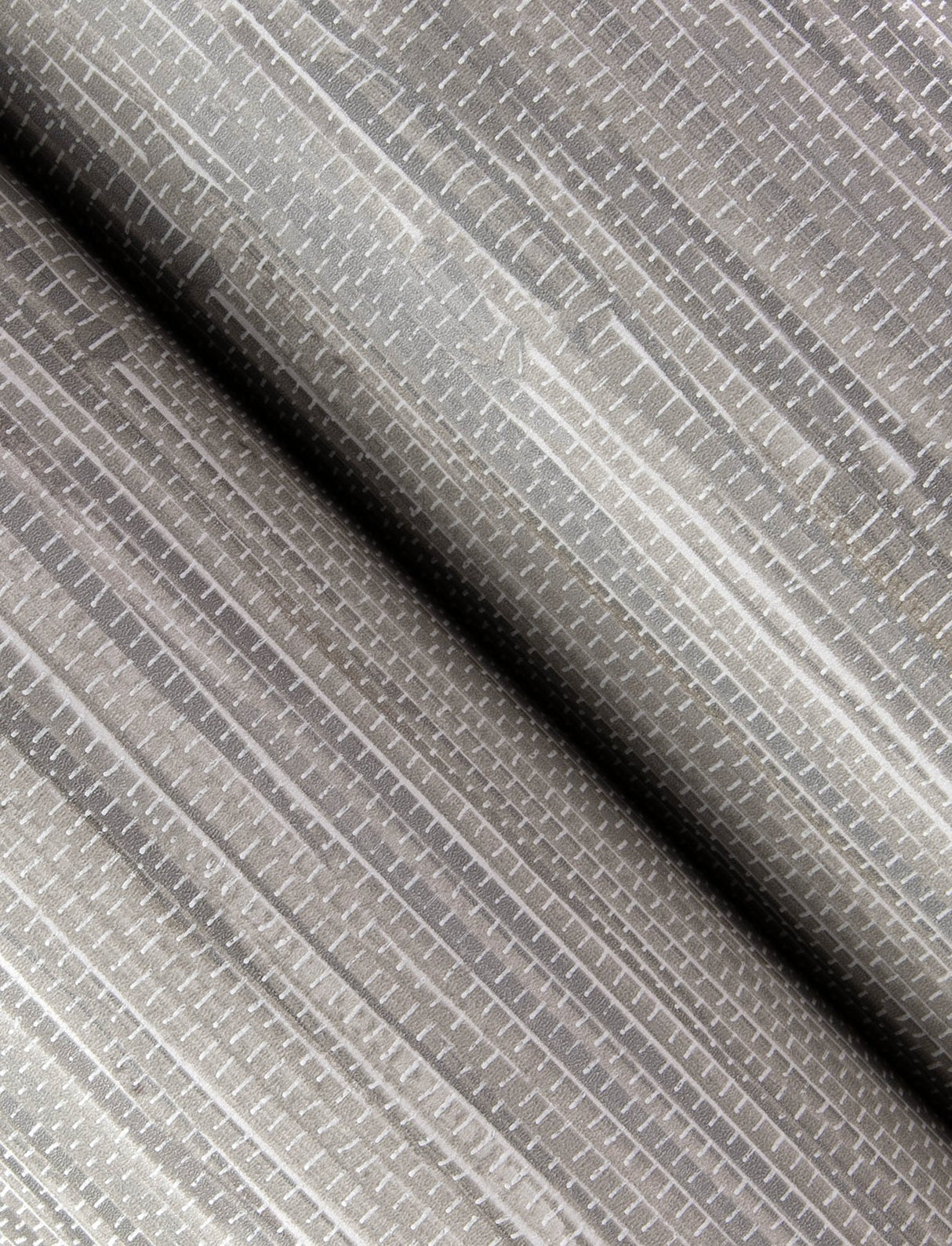 Exhale Light Grey Woven Faux Grasscloth Wallpaper with Raised Ink Texture - Brewster 4146-27263