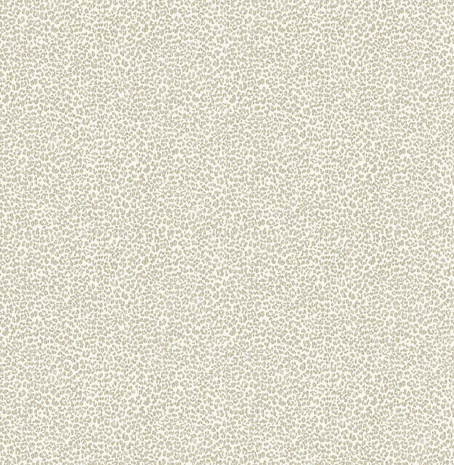 Soul Champagne Animal Print Wallpaper with Metallic Textured Leopard Print - A-Street Prints 4146-27266
