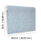 Soul Indigo Animal Print Wallpaper with Bohemian Leopard Print - A-Street Prints 4146-27268