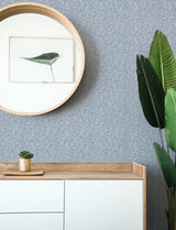 Soul Indigo Animal Print Wallpaper with Bohemian Leopard Print - A-Street Prints 4146-27268
