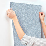 Soul Indigo Animal Print Wallpaper with Bohemian Leopard Print - A-Street Prints 4146-27268