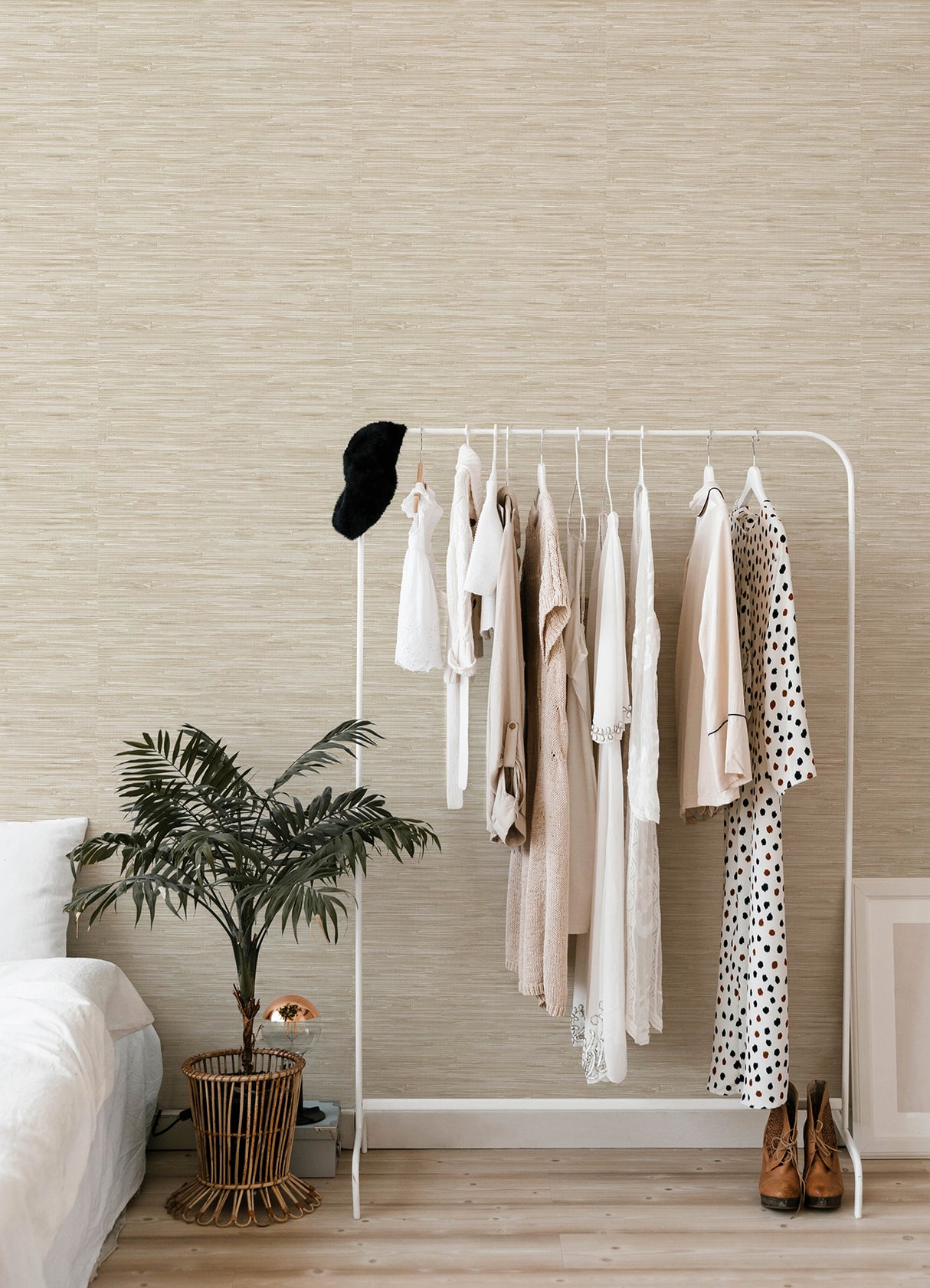 Exhale Dove by A-Street Prints Woven Faux Grasscloth Wallpaper – A-Street Prints 4147-27258