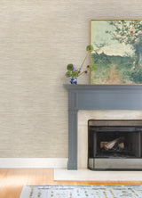 Exhale Dove by A-Street Prints Woven Faux Grasscloth Wallpaper – A-Street Prints 4147-27258