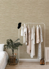 Exhale Light Brown by A-Street Prints Woven Faux Grasscloth Wallpaper – A-Street Prints 4147-27259