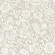 Marta Beige Floral Trail Wallpaper by A-Street Prints, pattern 4147-27361