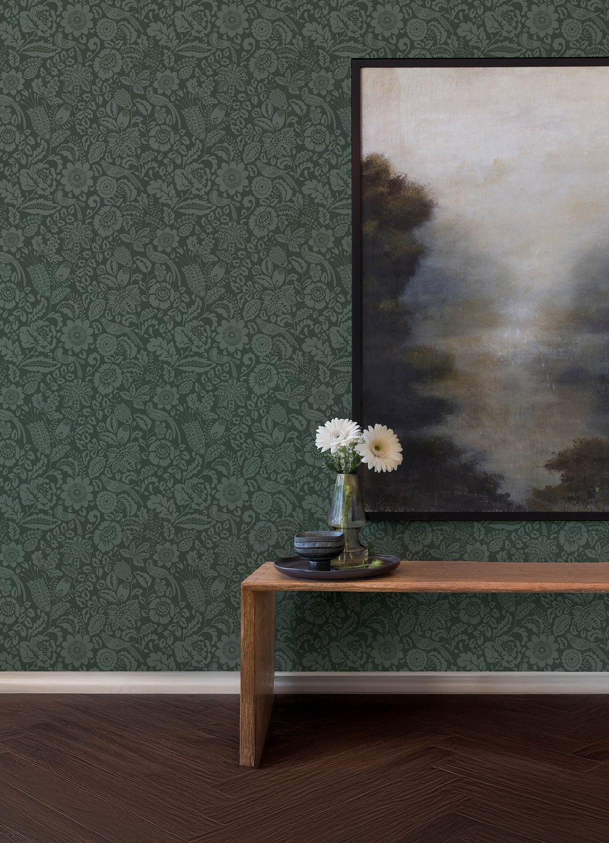 Marta Green by A-Street Prints Floral Trail Wallpaper – A-Street Prints 4147-27362