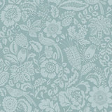 Marta Teal Floral Trail Wallpaper by A-Street Prints