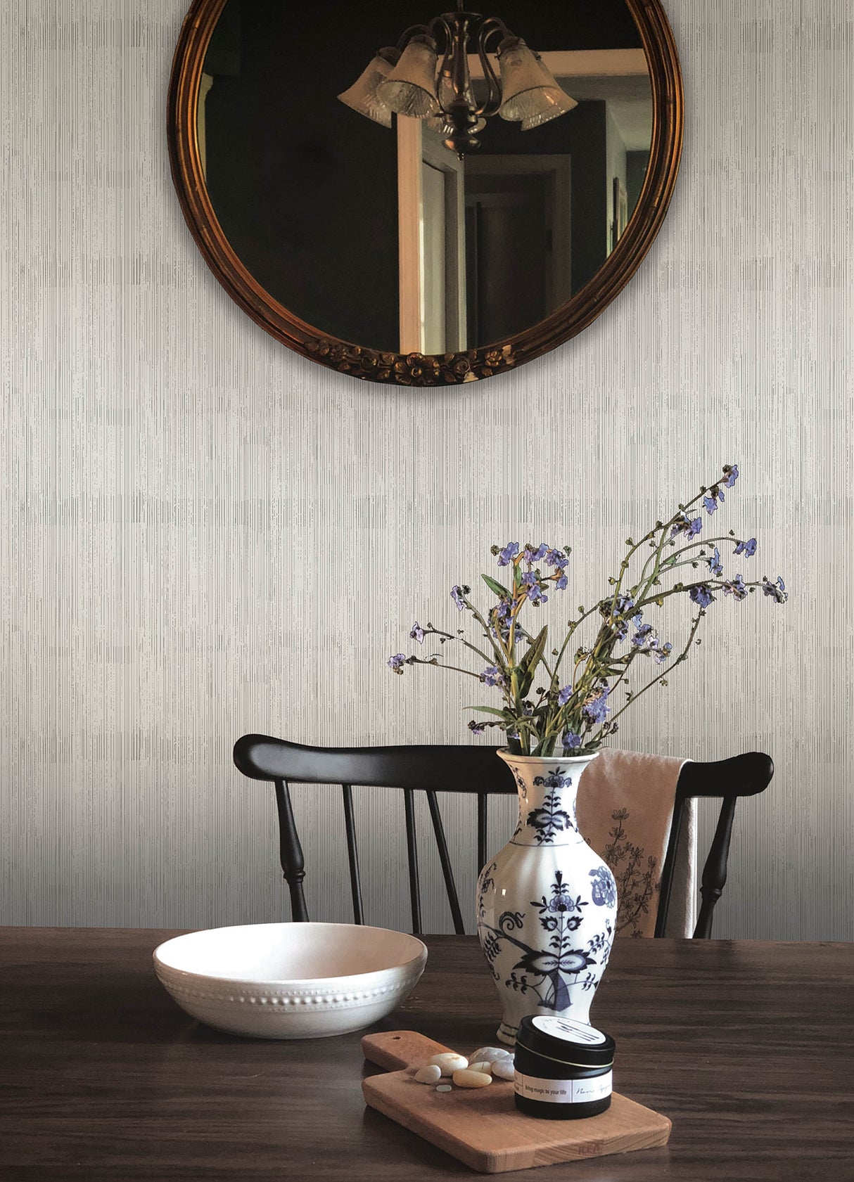 Somerset Light Grey by A-Street Prints Abstract Stripe Wallpaper – A-Street Prints 4147-27365