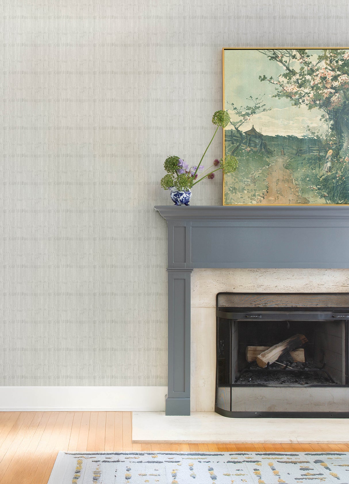 Somerset Light Grey by A-Street Prints Abstract Stripe Wallpaper – A-Street Prints 4147-27365