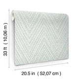 Lainey Blue by A-Street Prints Stitched Chevron Wallpaper – A-Street Prints 4147-27368