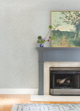 Lainey Blue by A-Street Prints Stitched Chevron Wallpaper – A-Street Prints 4147-27368