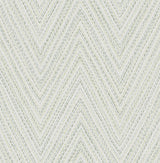 A-Street Prints Lainey Green Stitched Chevron Wallpaper roll and pattern
