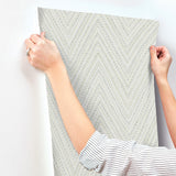Lainey Green by A-Street Prints Stitched Chevron Wallpaper – A-Street Prints 4147-27370