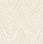 Lainey Apricot Stitched Chevron Wallpaper by A-Street Prints