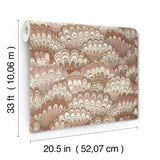 Octavia Ruby by A-Street Prints Marbled Ink Wallpaper – A-Street Prints 4147-27376