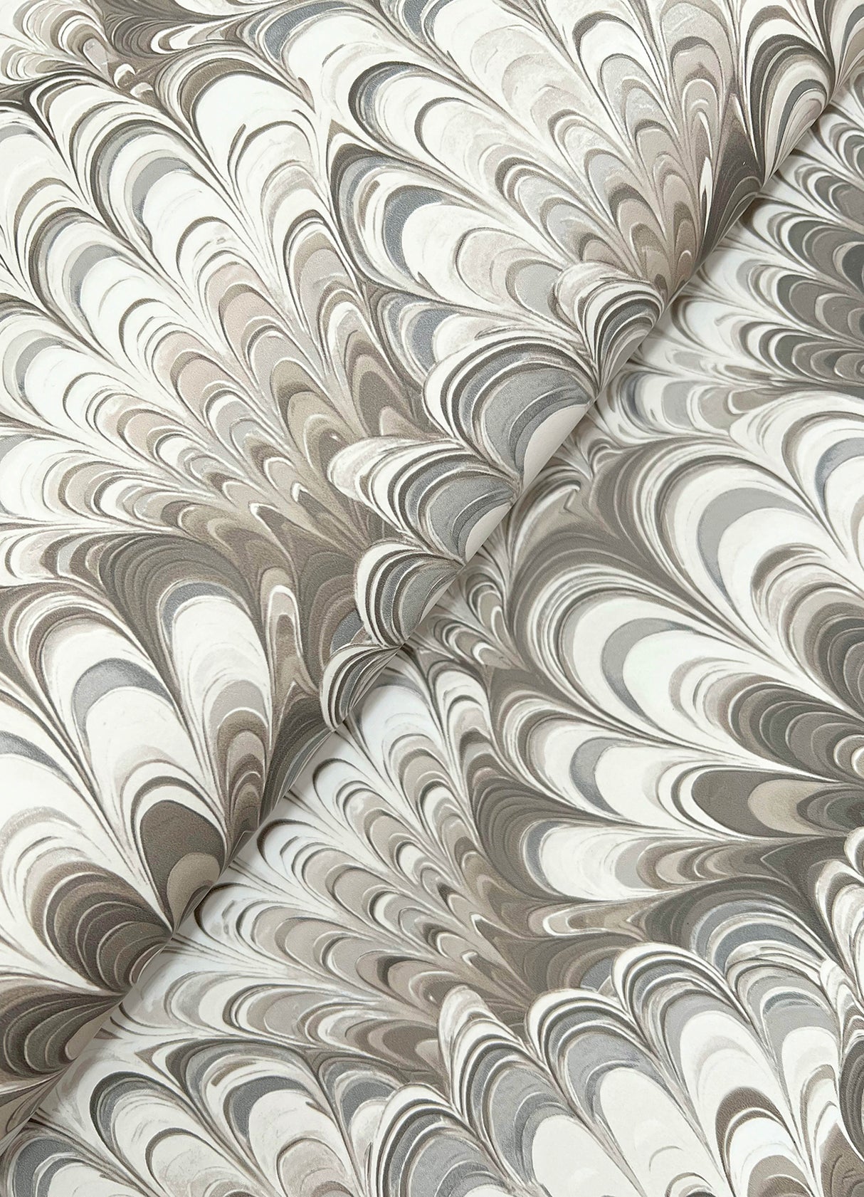 Octavia Neutral by A-Street Prints Marbled Ink Wallpaper- A-Street Prints 4147-27378
