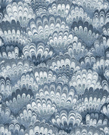 A-Street Prints Octavia Blue Marbled Ink Wallpaper – detail and room scenes