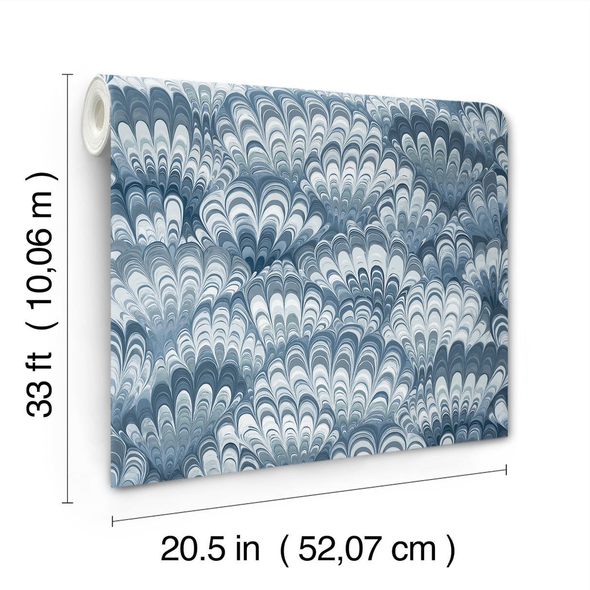 Octavia Blue by A-Street Prints Marbled Ink Wallpaper – A-Street Prints 4147-27379