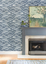 Octavia Blue by A-Street Prints Marbled Ink Wallpaper – A-Street Prints 4147-27379