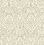 Berkshire Beige Damask Wallpaper by A-Street Prints, 20.5 in x 33 ft roll