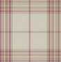 Westley Magenta plaid wallpaper pattern and roll view
