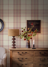 Westley Magenta by A-Street Prints Plaid Wallpaper – A-Street Prints 4147-27385
