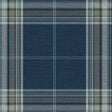 A-Street Prints Westley Navy Plaid Wallpaper 4147-27386