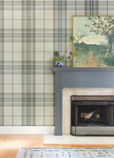 Westley Moss by A-Street Prints Plaid Wallpaper – A-Street Prints 4147-27387