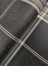Westley Black by A-Street Prints Plaid Wallpaper – A-Street Prints 4147-27388