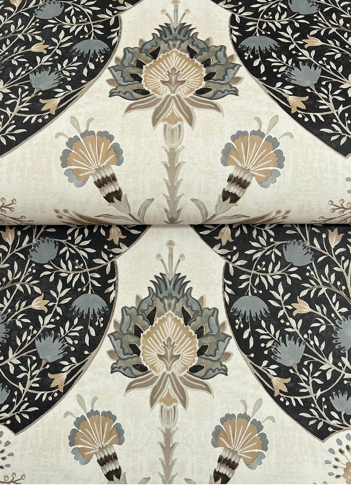 Auden Black by A-Street Prints Floral Grandeur Wallpaper- A-Street Prints 4147-27389