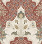 A-Street Prints Auden Ruby Floral Grandeur wallpaper in ruby red botanical ogee design