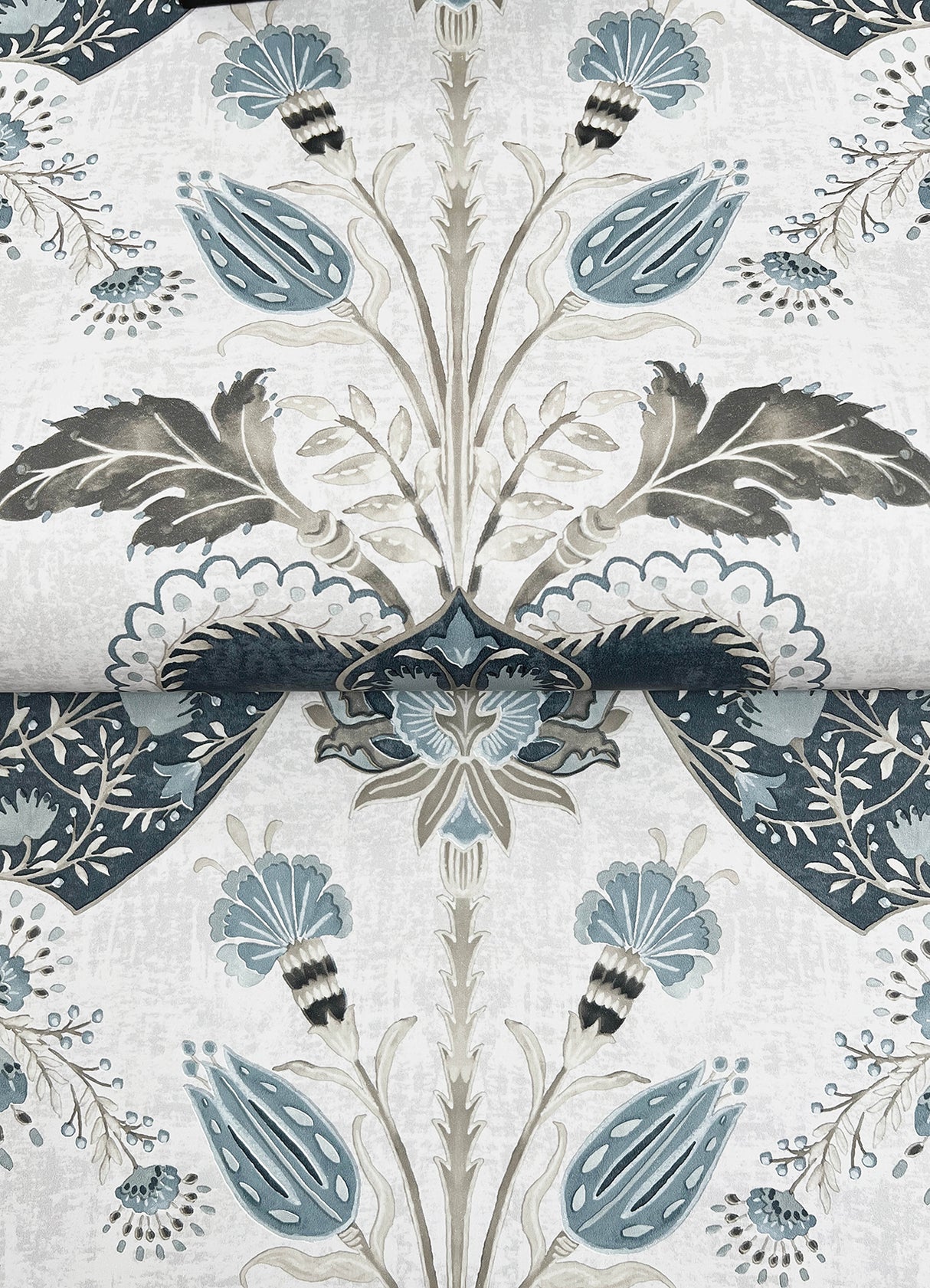 Auden Dark Blue by A-Street Prints Floral Grandeur Wallpaper – A-Street Prints 4147-27392