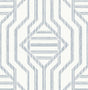 Essex Dark Blue Geometric Wallpaper by A-Street Prints, 20.5 in x 33 ft roll
