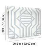 Essex Dark Blue by A-Street Prints Geometric Wallpaper – A-Street Prints 4147-27403
