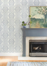 Essex Dark Blue by A-Street Prints Geometric Wallpaper – A-Street Prints 4147-27403