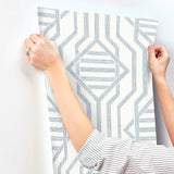 Essex Dark Blue by A-Street Prints Geometric Wallpaper – A-Street Prints 4147-27403
