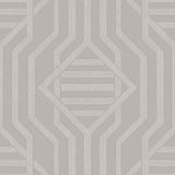 Essex Light Grey Geometric Wallpaper by A-Street Prints, SKU 4147-27405