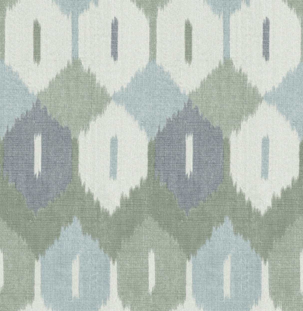 Abilene Sea Green by A-Street Prints Ikat Wallpaper - A-Street Prints 4147-27406-Sample