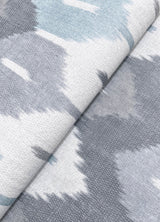 Abilene Denim by A-Street Prints Bohemian Geometric Ikat Wallpaper Roll, 20.5 in x 33 ft - A-Street Prints 4147-27407-Sample