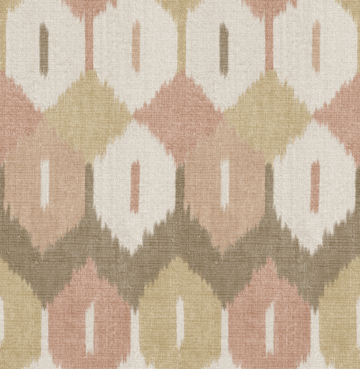 Abilene Apricot Ikat Wallpaper by A-Street Prints roll view