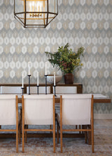 Abilene Neutral by A-Street Prints Ikat Wallpaper - A-Street Prints 4147-27409-Sample