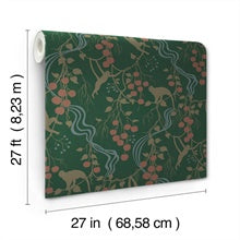 Greenwood Dark Green by A-Street Prints Deciduous Wallpaper – A-Street Prints 4147-80004